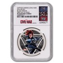 2016 Fiji Silver Captain America: Black Widow PF-70 UCAM NGC 2016 Fiji Silver Captain America: Black Widow PF-70 UCAM NGC
